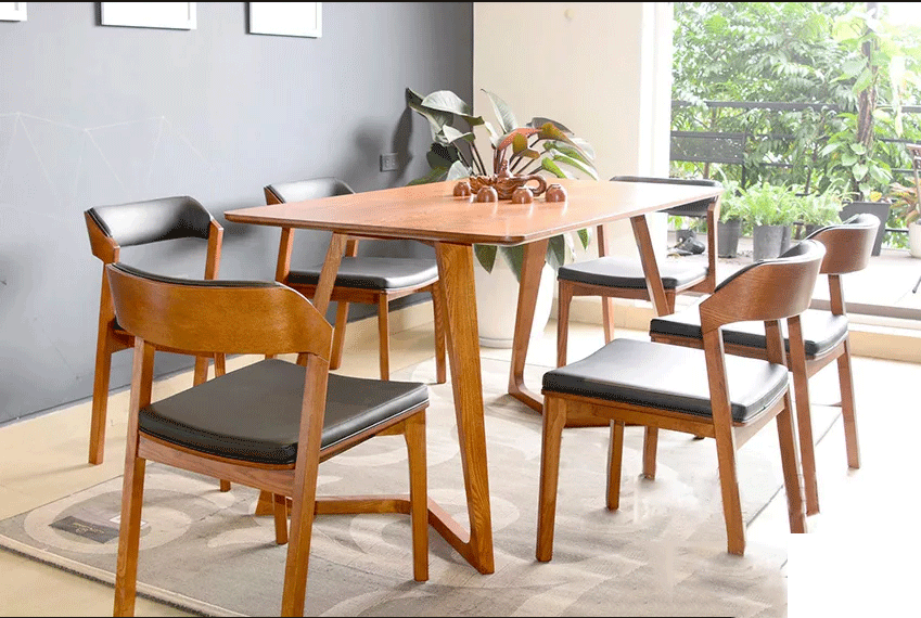 Ghế cà phê kết hợp với bàn Concorde mặt gỗ