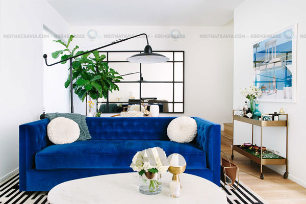 5 sắc màu khiến sofa phòng khách trở nên nổi bật hơn