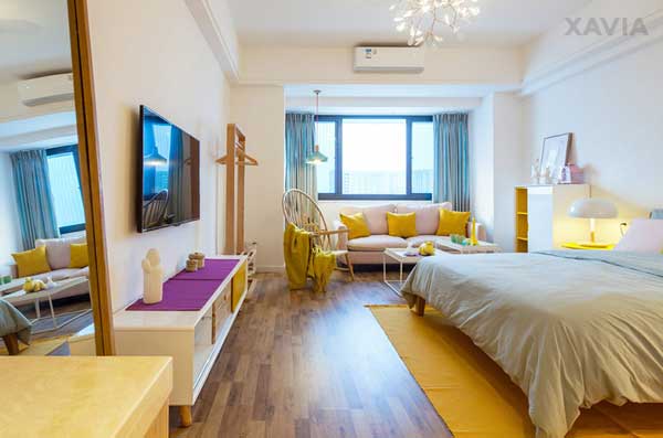 Thiết kế nội thất căn hộ chung cư 50m2 đẹp lung linh