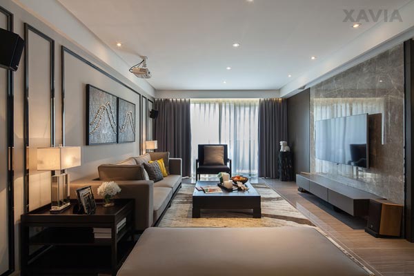 Thiết kế nội thất căn hộ chung cư 95m2 Time City đẹp đầy nam tính