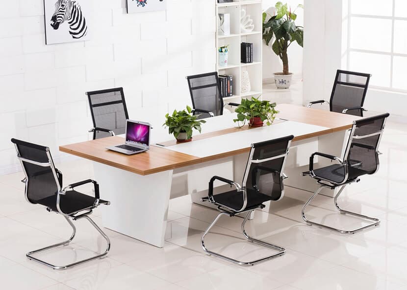 Bàn làm việc nhân viên dáng dài