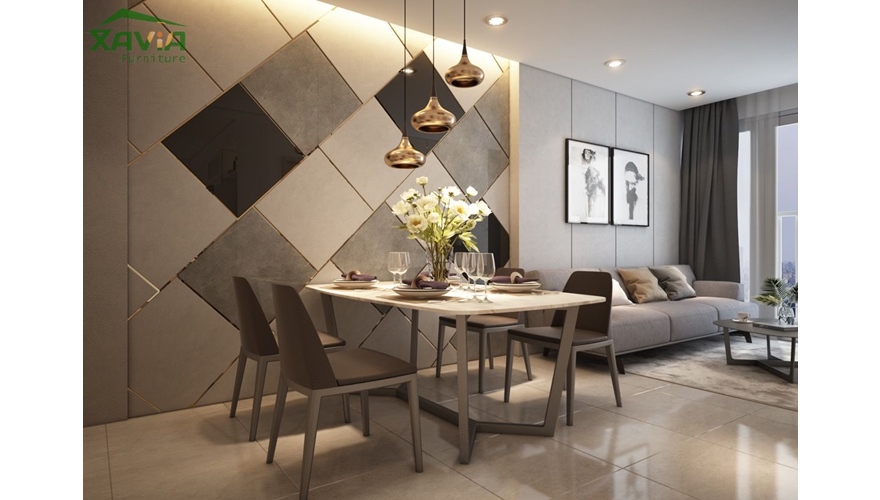 Nội thất chung cư 80m2 – Ecolife Capitol