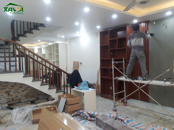 Thi công nội thất nhà phố Láng Hạ – Hà Nội